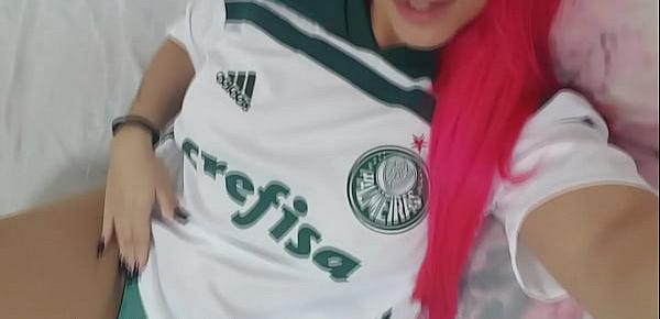  Débora Fantine - Gostosa no Brasileirão - Homenagem ao Líder Palmeiras
